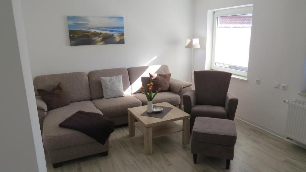 Posezení v ubytování Ferienhaus Tamm-Voß
