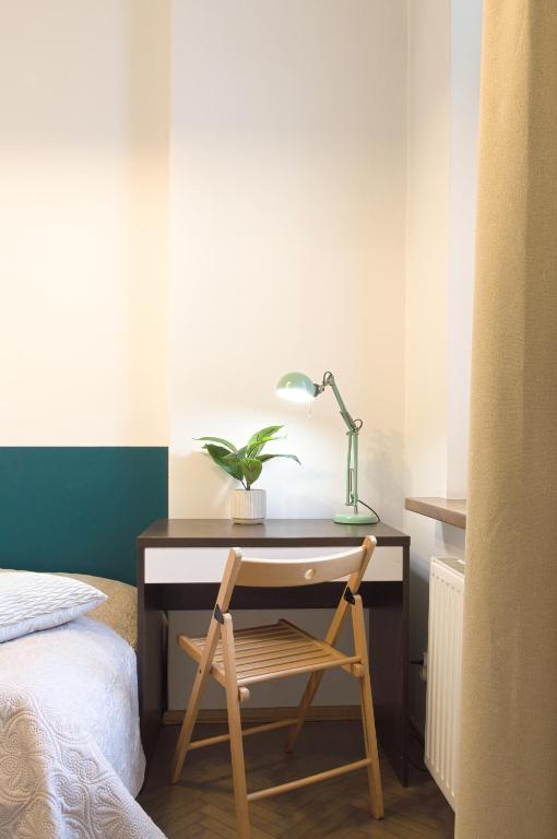 Posteľ alebo postele v izbe v ubytovaní Unique apartments Krasinskiego street