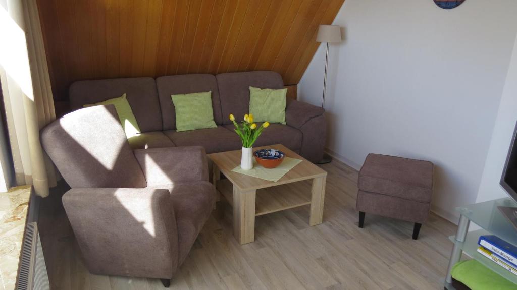 Posezení v ubytování Ferienhaus Tamm-Voß