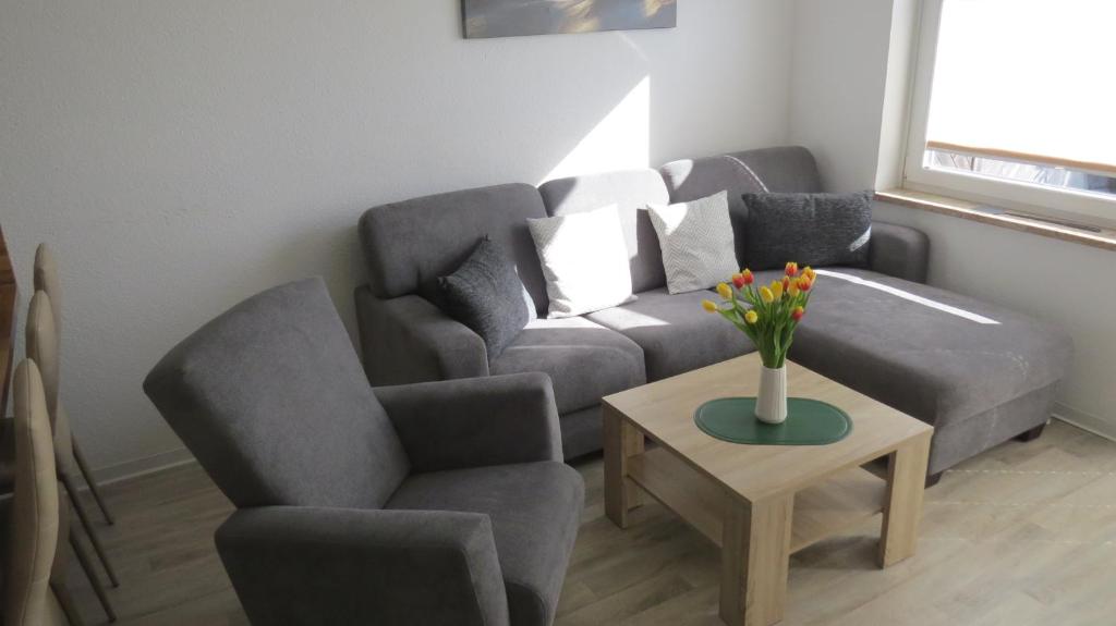 Posezení v ubytování Ferienhaus Tamm-Voß