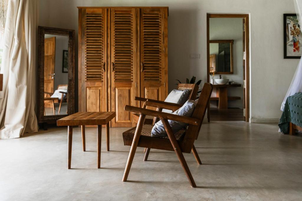 Posezení v ubytování Tekanda Lodge
