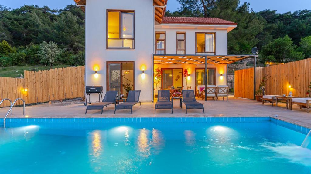 Bazén v ubytování Casa Luna nebo v jeho okolí
