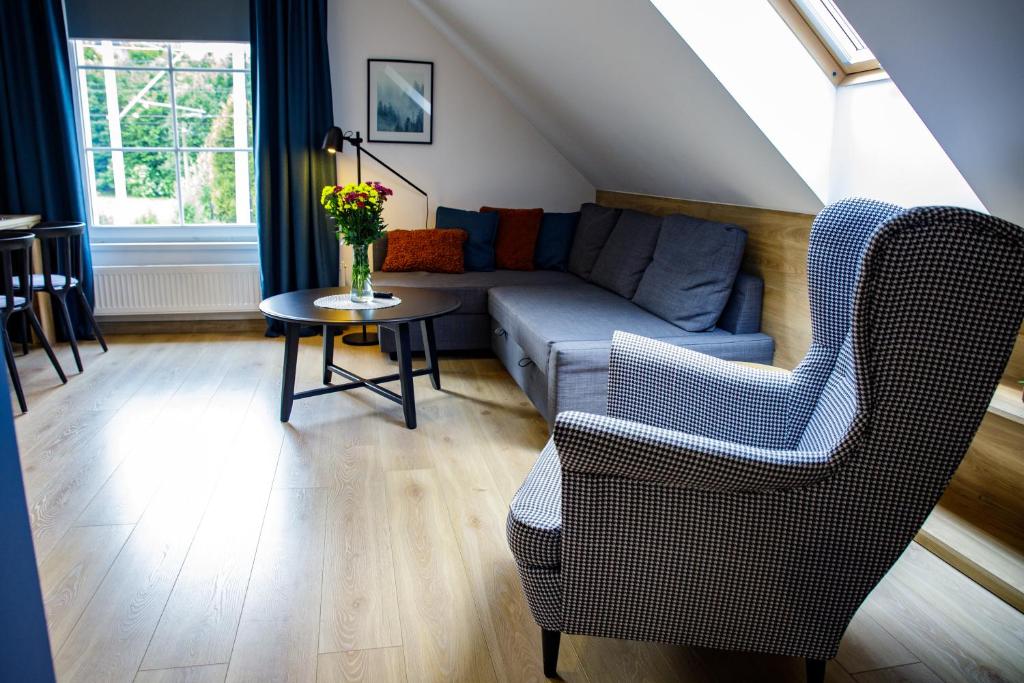 Posezení v ubytování Apartamenty Przy Świerku