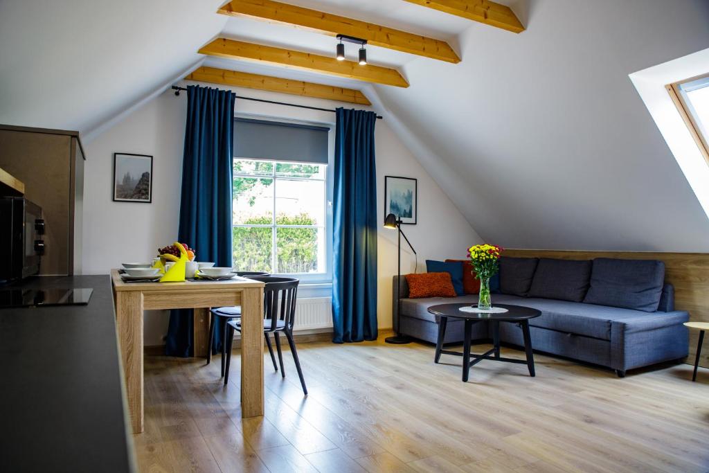 Posezení v ubytování Apartamenty Przy Świerku