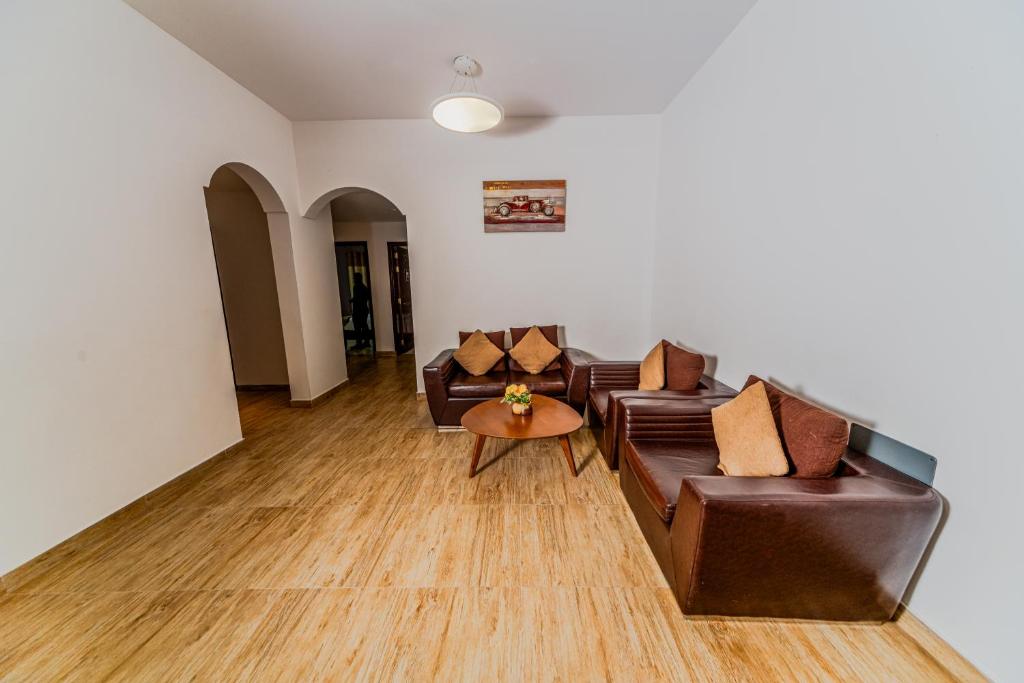 Posezení v ubytování Zaki Hotel Apartment