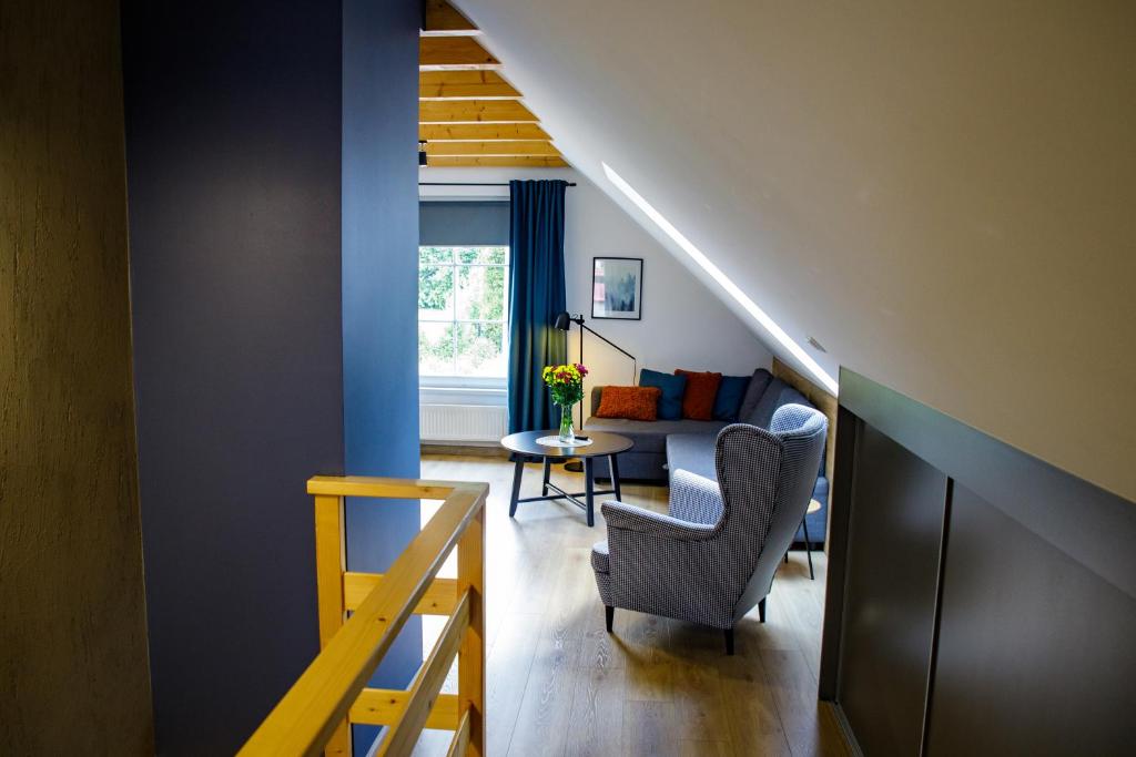 Posezení v ubytování Apartamenty Przy Świerku