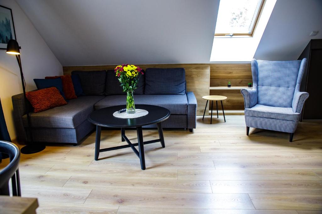 Posezení v ubytování Apartamenty Przy Świerku