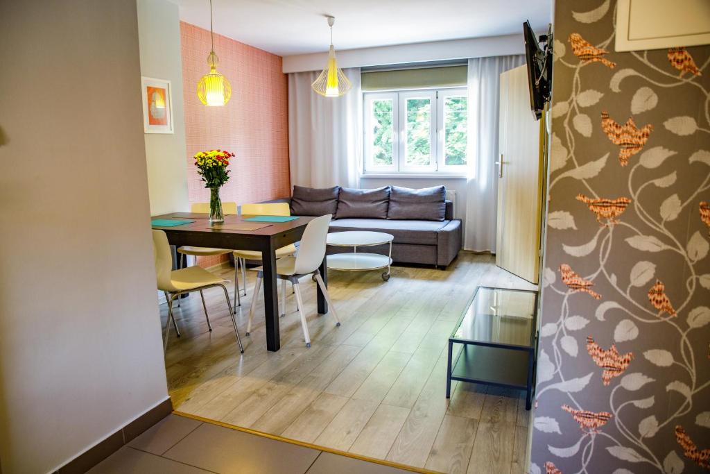 Posezení v ubytování Apartamenty Przy Świerku