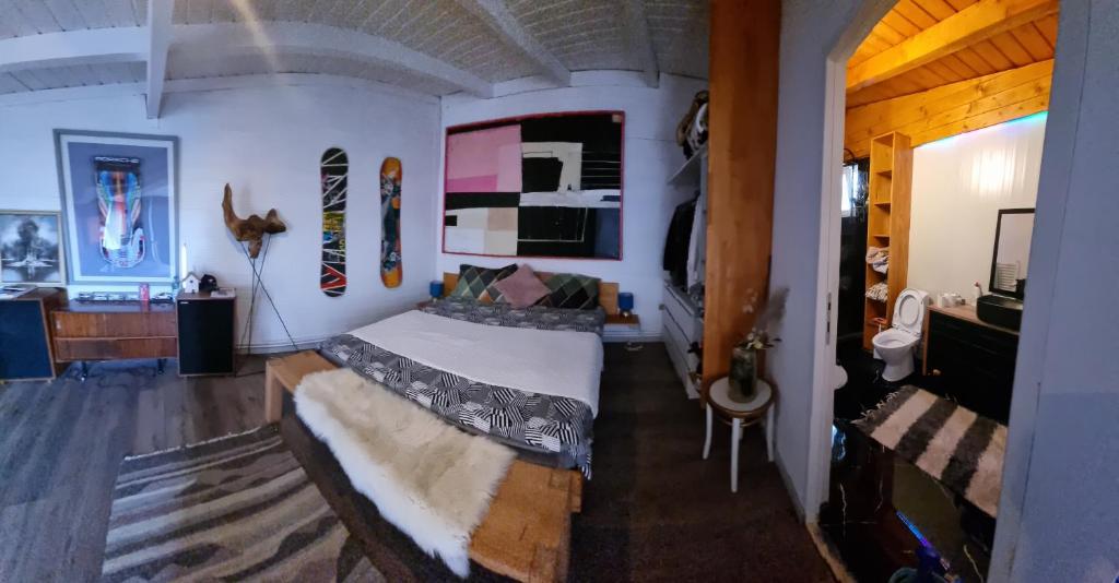 Postel nebo postele na pokoji v ubytování El Sol