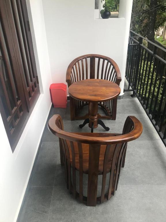 Balkón nebo terasa v ubytování Flip Flop Inn Mirissa
