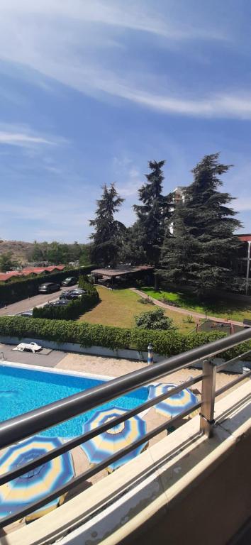 Bazén v ubytování Sea Apartament Kristal Beach,Nessebar nebo v jeho okolí