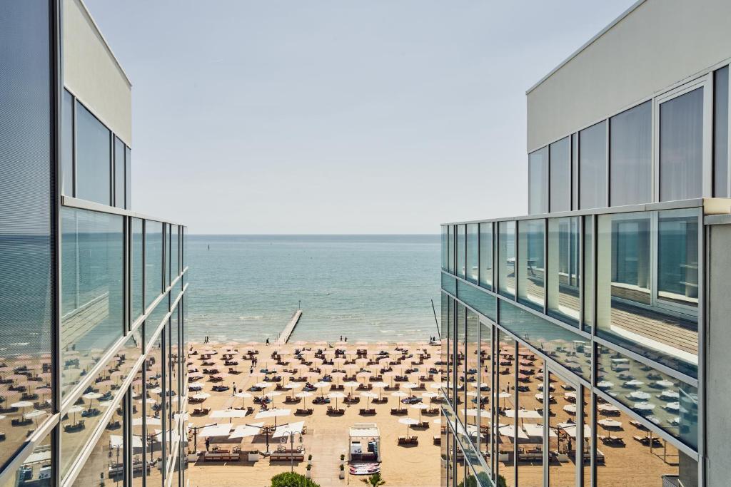 Nespecifikovaný výhled na moře nebo výhled na moře při pohledu z hotelu