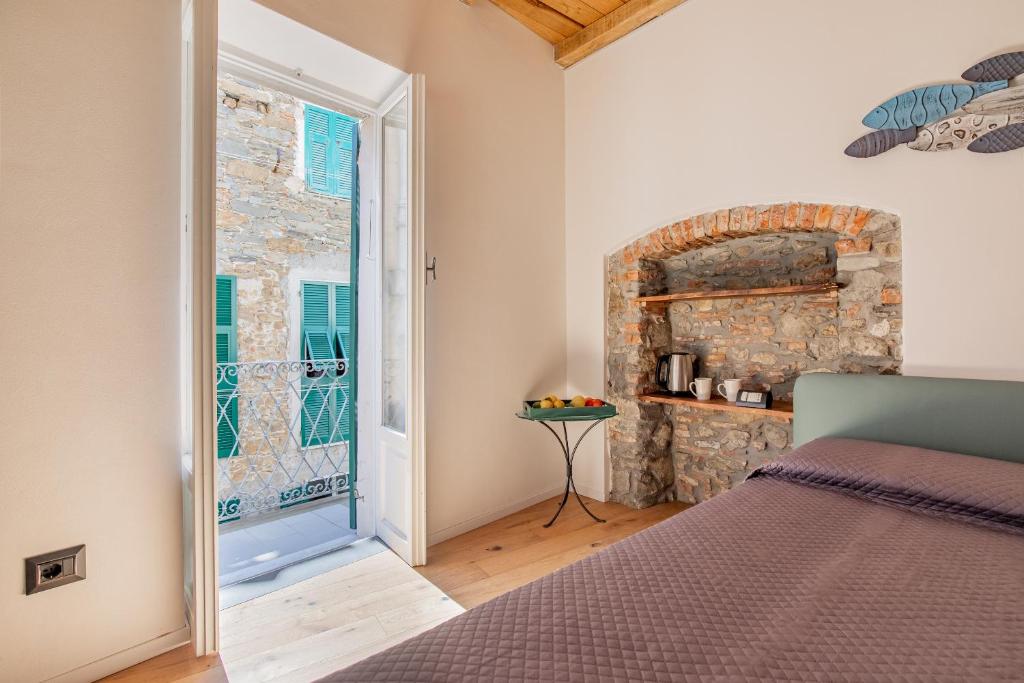 Postel nebo postele na pokoji v ubytování Pasini Luxury room,cozy winemakers retreat