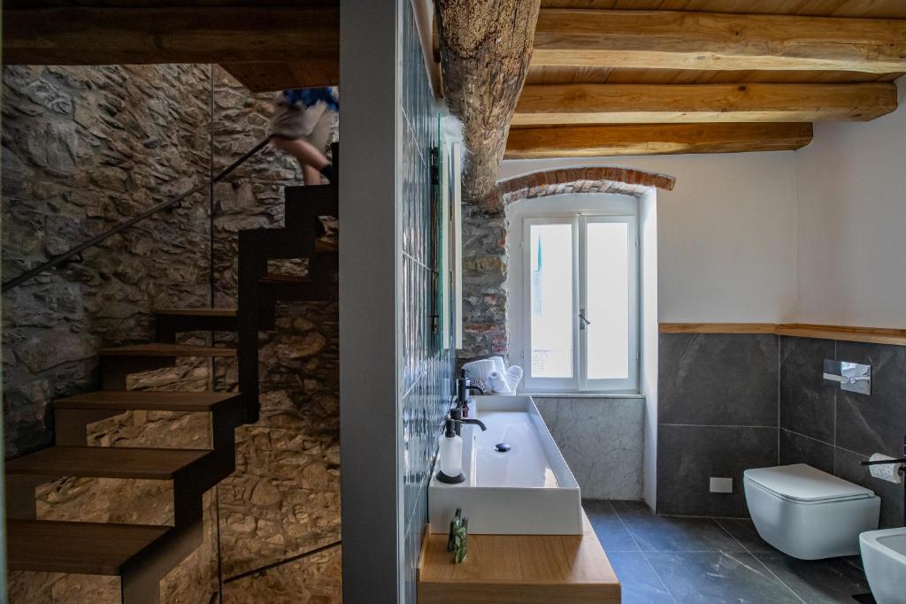 Koupelna v ubytování Pasini Luxury room,cozy winemakers retreat