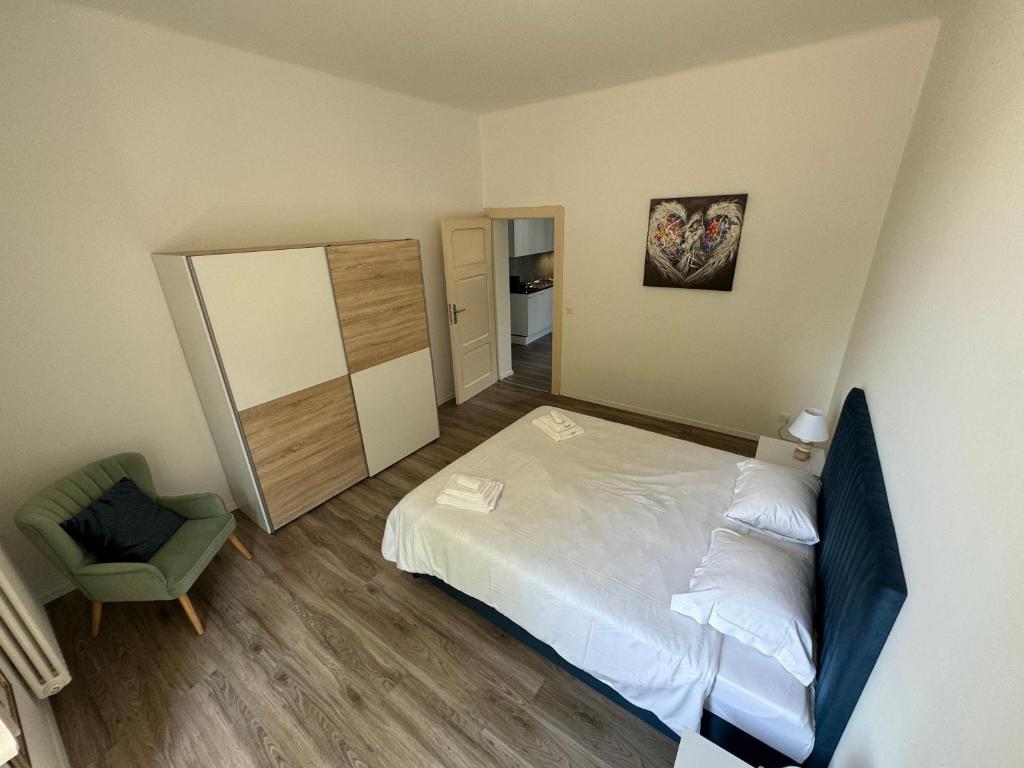 Postel nebo postele na pokoji v ubytování Smart Living Swiss