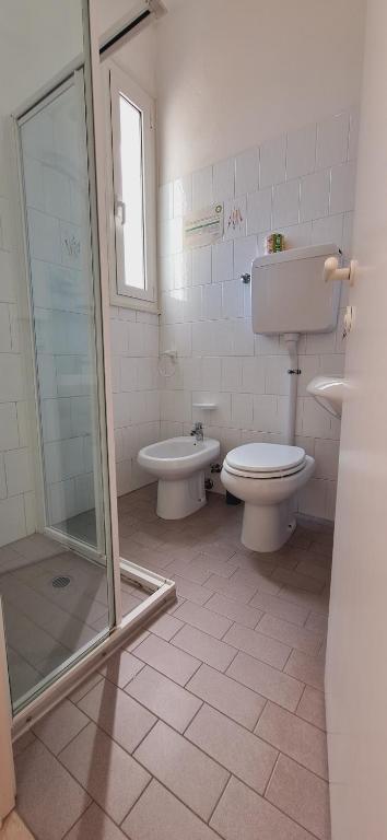 Koupelna v ubytování Hotel Sasselli