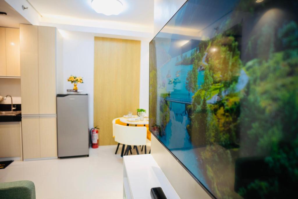 Kuchyň nebo kuchyňský kout v ubytování Rendez-vous 2BR Condo Unit at SMDC Cheer