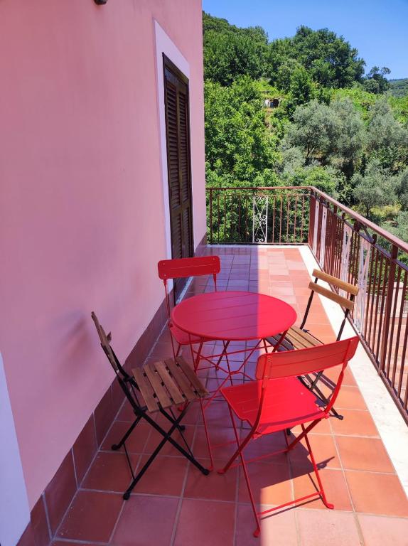 Balkón nebo terasa v ubytování Tramonti Resort