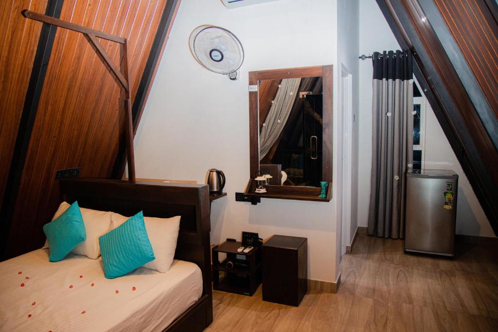 Postel nebo postele na pokoji v ubytování Residence Inn
