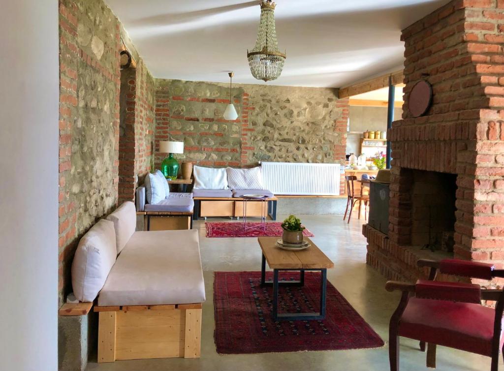 Posezení v ubytování Lokokina Guesthouse