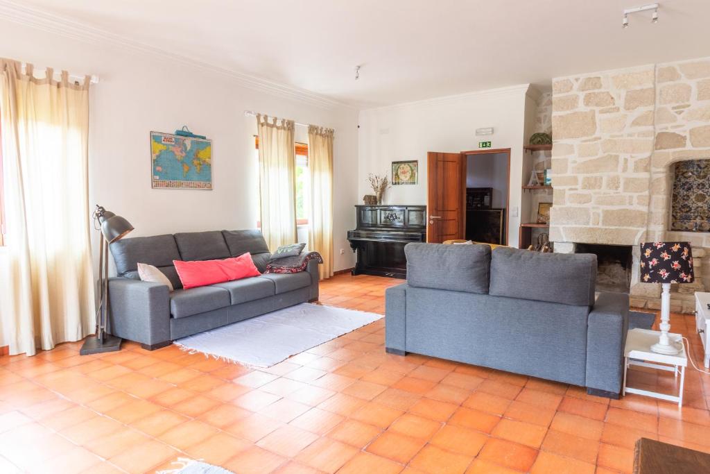 Posezení v ubytování Meio Country House