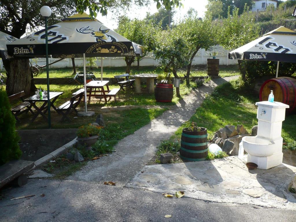 Zahrada ubytování Motel Stara Vrba