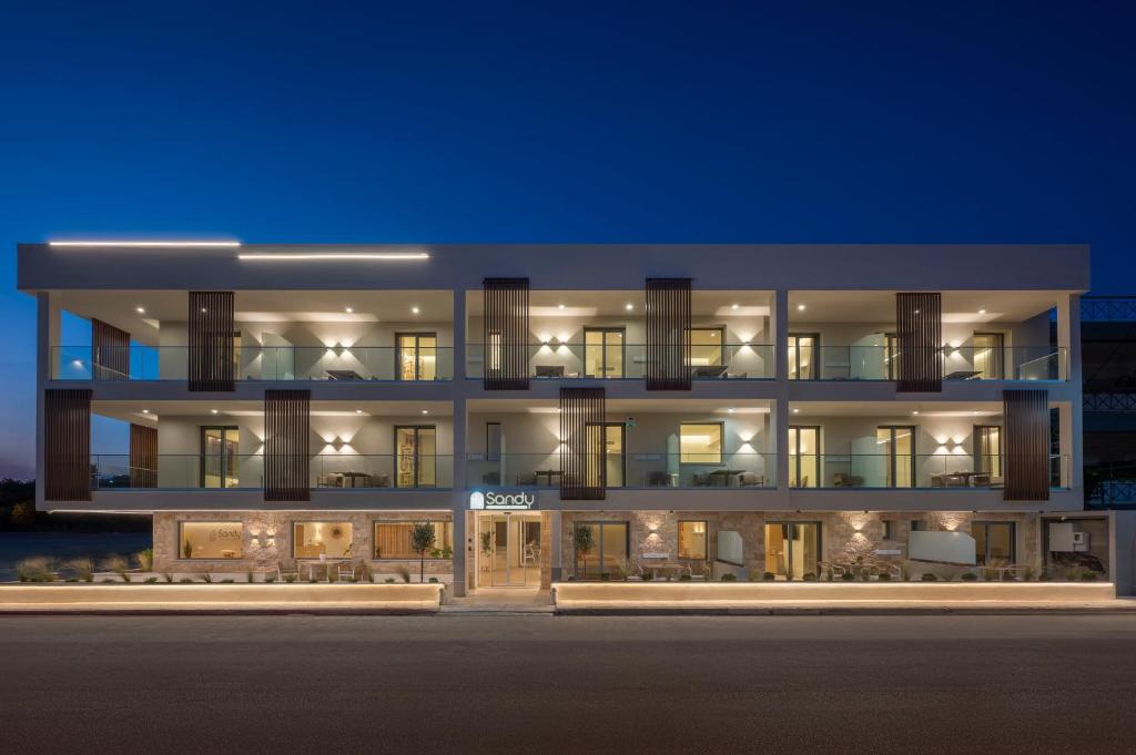 Budova, kde se aparthotel nachází