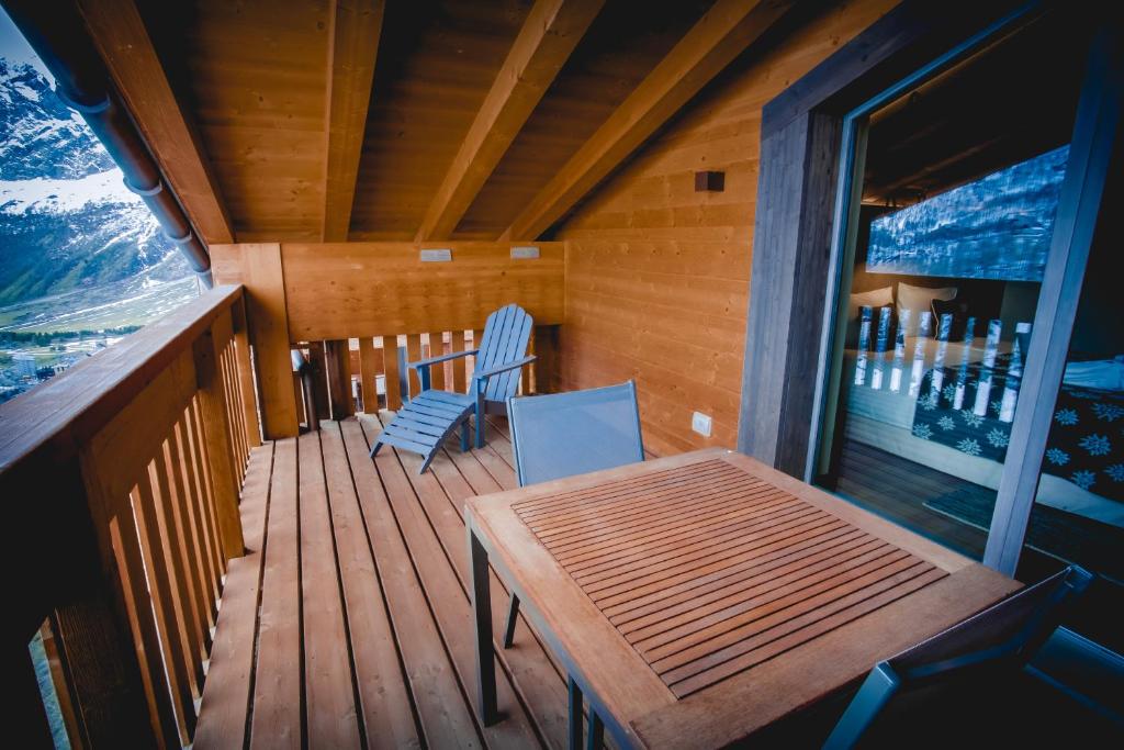 Balcone o terrazza di La Cresta Chalet