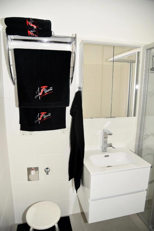 Koupelna v ubytování Josi Thaller Das Ferienapartment in Fürstenfeld