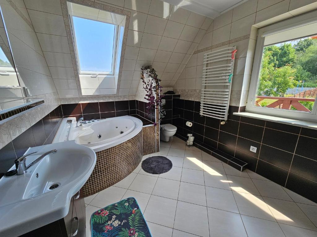 Kúpeľňa v ubytovaní Pod Gruszą