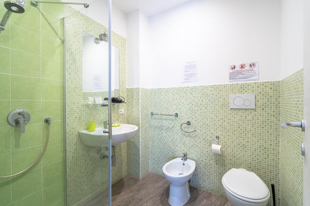 Koupelna v ubytování Cavour Rooms