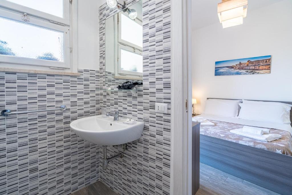 Koupelna v ubytování Cavour Rooms