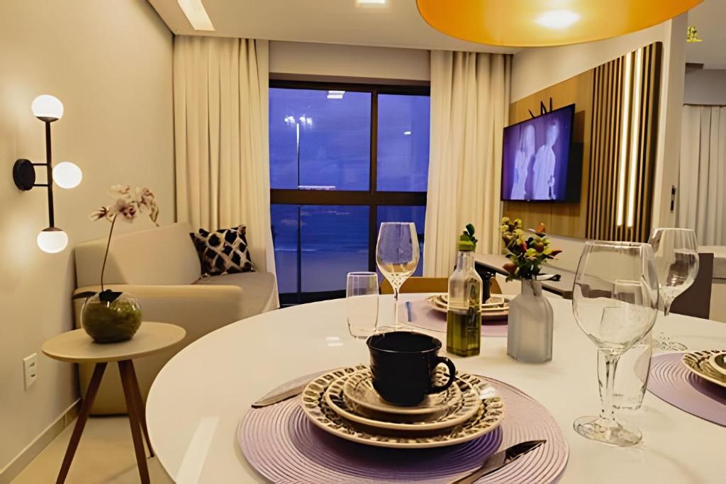 Χώρος καθιστικού στο Rio Park Ave, Sea View Central - by TRH Home Stay