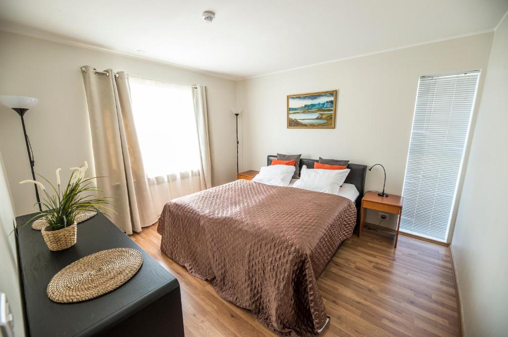 Postel nebo postele na pokoji v ubytování Hotel Orkin