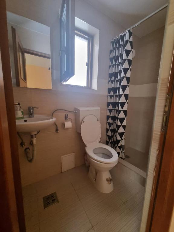 Koupelna v ubytování Casa Sali