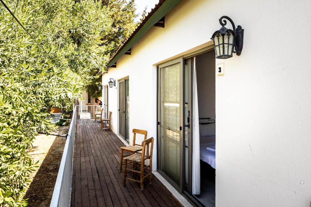 Balkón nebo terasa v ubytování Akkum Beach Otel