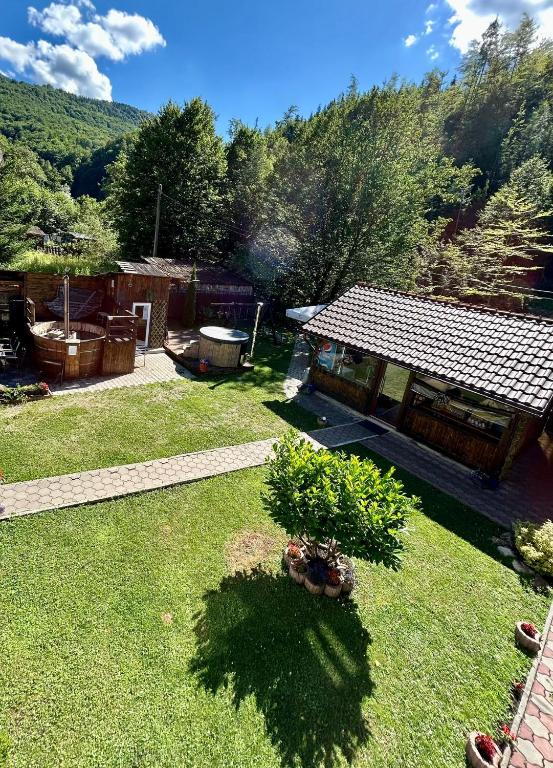 Zahrada ubytování Casa Popa’s