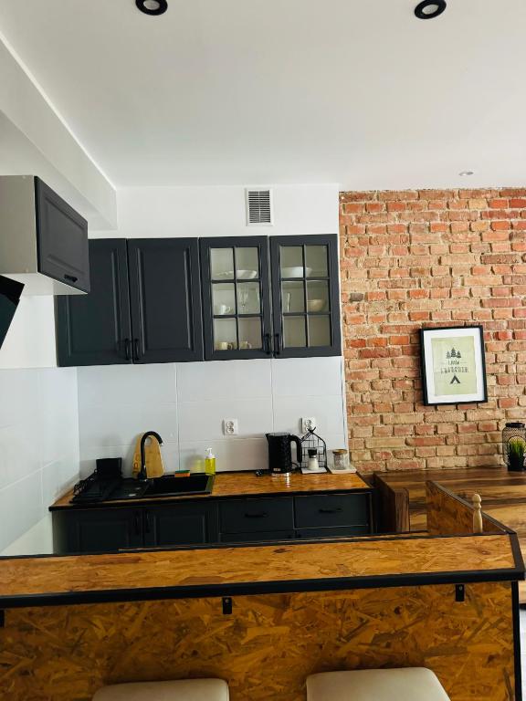 Kuchyň nebo kuchyňský kout v ubytování Apartamenty ToTuGdynia 7