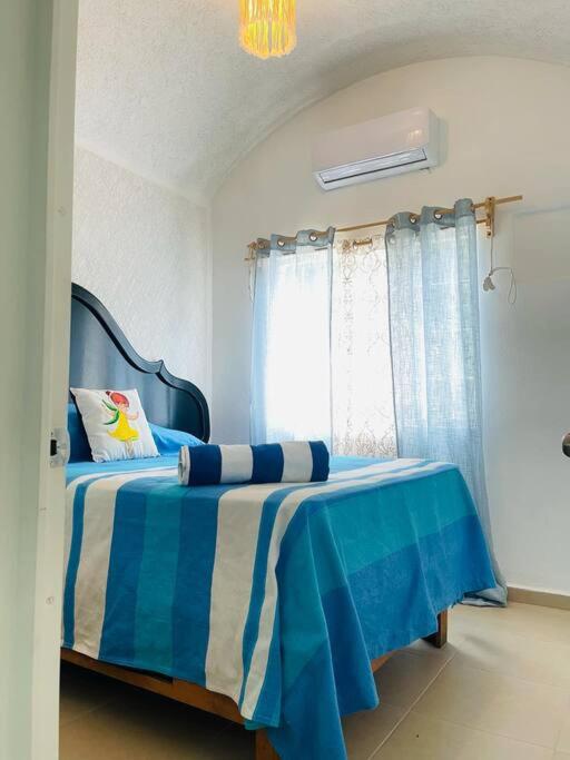 Postel nebo postele na pokoji v ubytování Casa con alberca cerca de playas