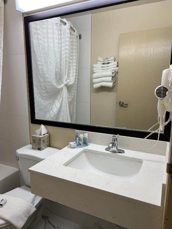 Koupelna v ubytování Travelodge by Wyndham Drumheller AB