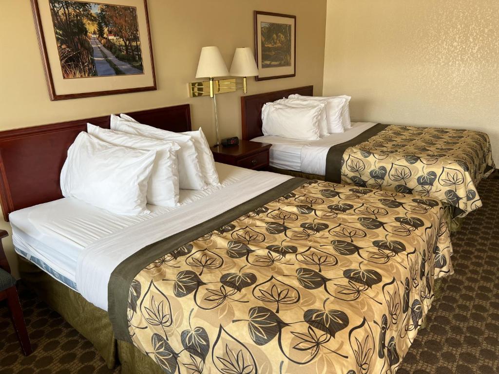 Postel nebo postele na pokoji v ubytování Travelodge by Wyndham Drumheller AB
