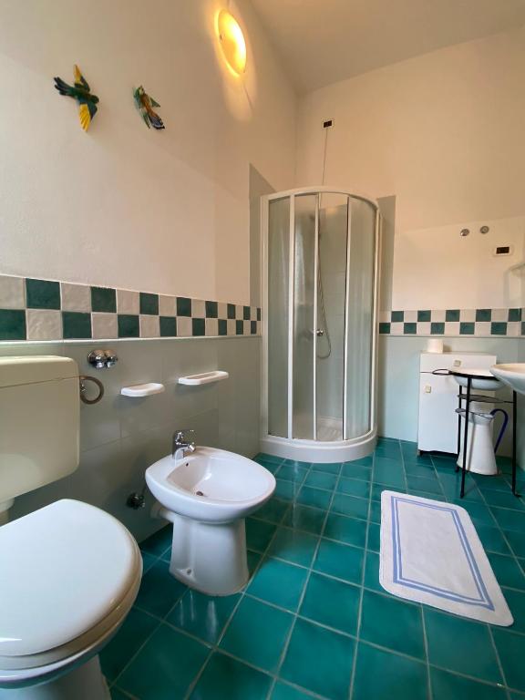 Koupelna v ubytování B&B Casa Pirona
