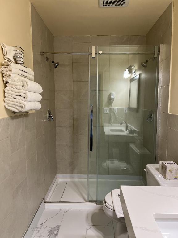 Koupelna v ubytování Travelodge by Wyndham Drumheller AB