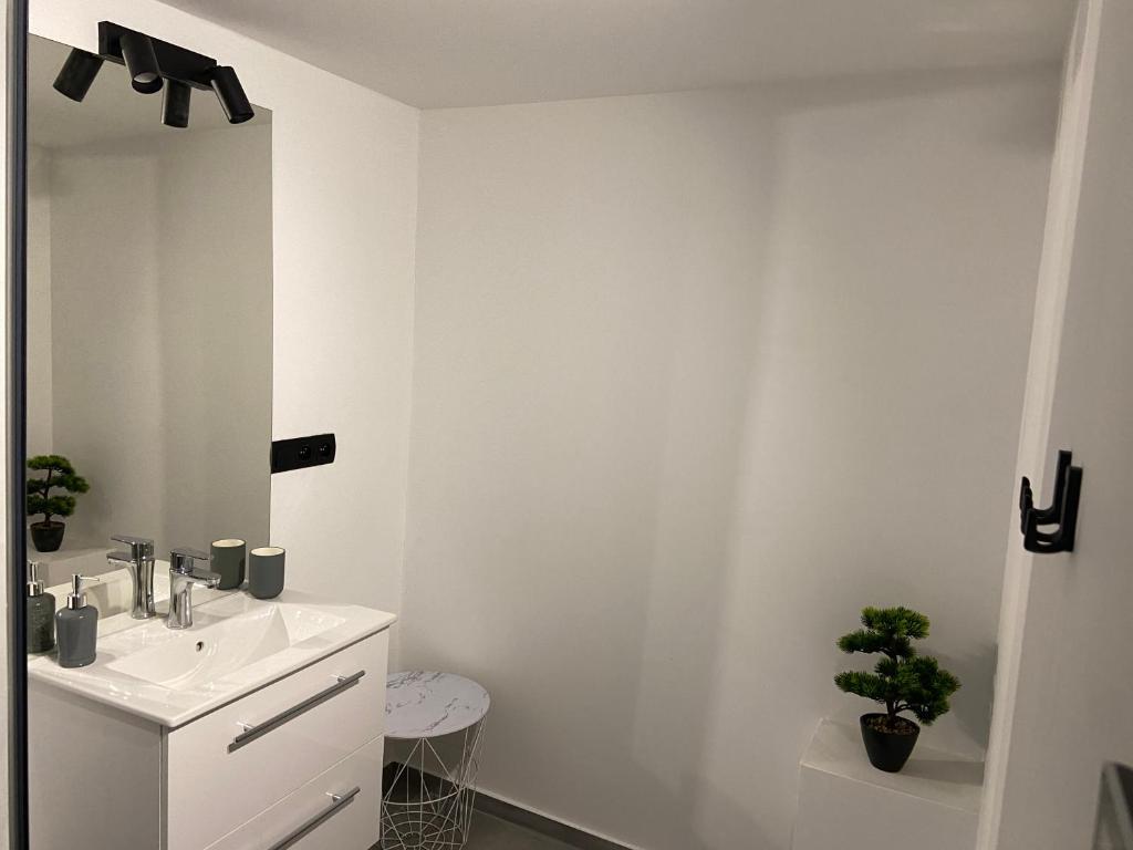 Koupelna v ubytování M3-Apartmány