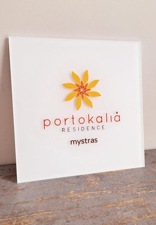 Certifikát, hodnocení, plakát nebo jiný dokument vystavený v ubytování Portokalia