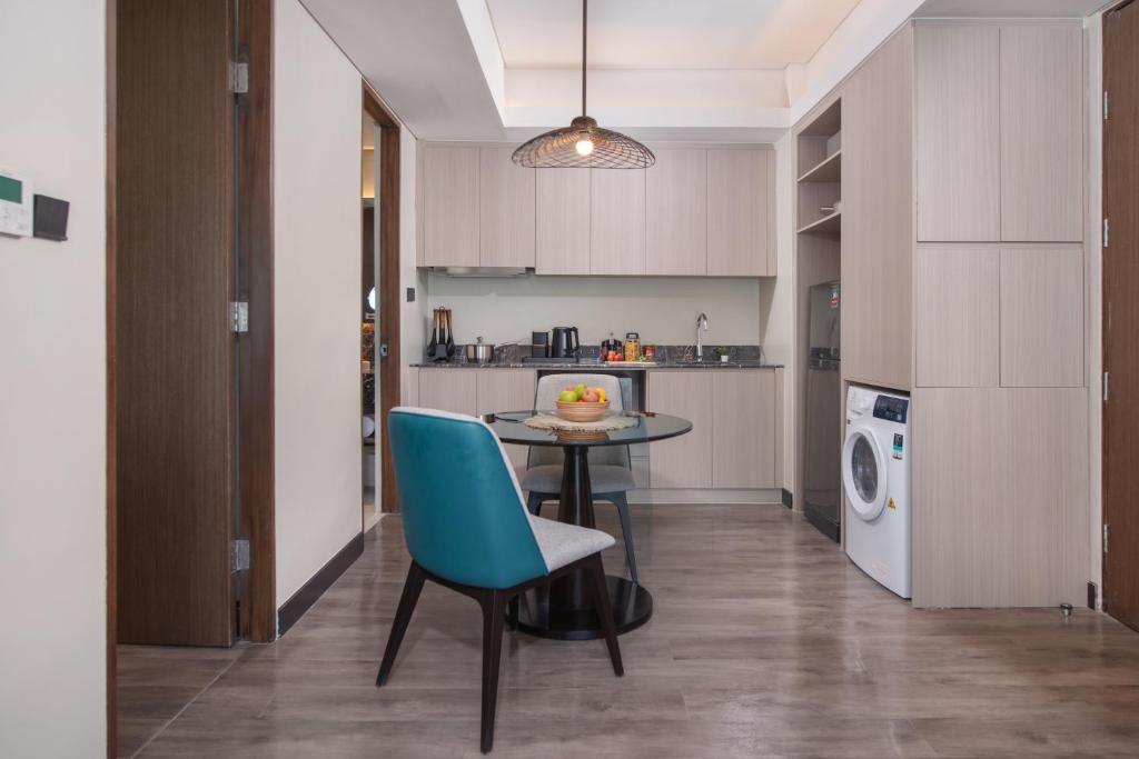 Kuchyň nebo kuchyňský kout v ubytování Citadines Bacolod City