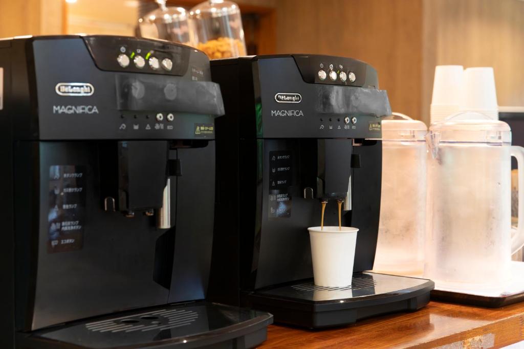 Comodidades para chá e café em Fujiyama Inn Conifer
