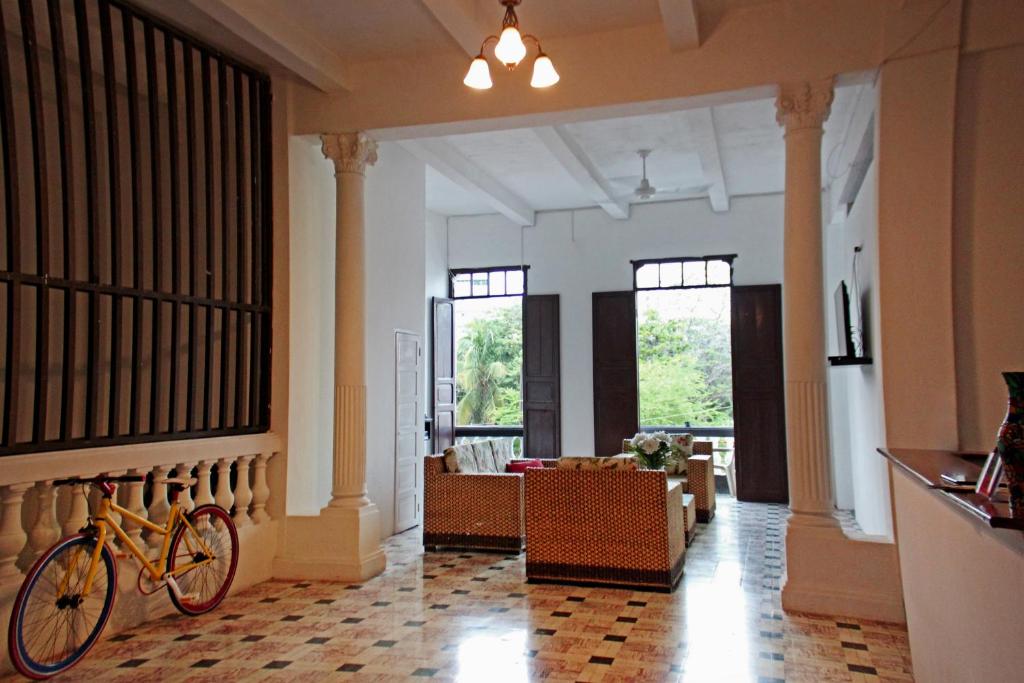 Posezení v ubytování Hostal 1811