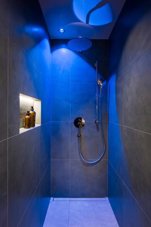 Koupelna v ubytování Hotel Patris