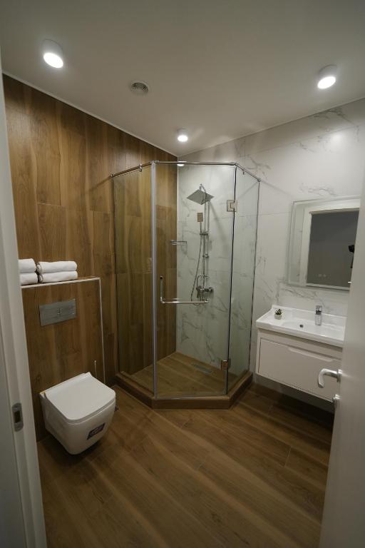 Koupelna v ubytování Ser In Hotel